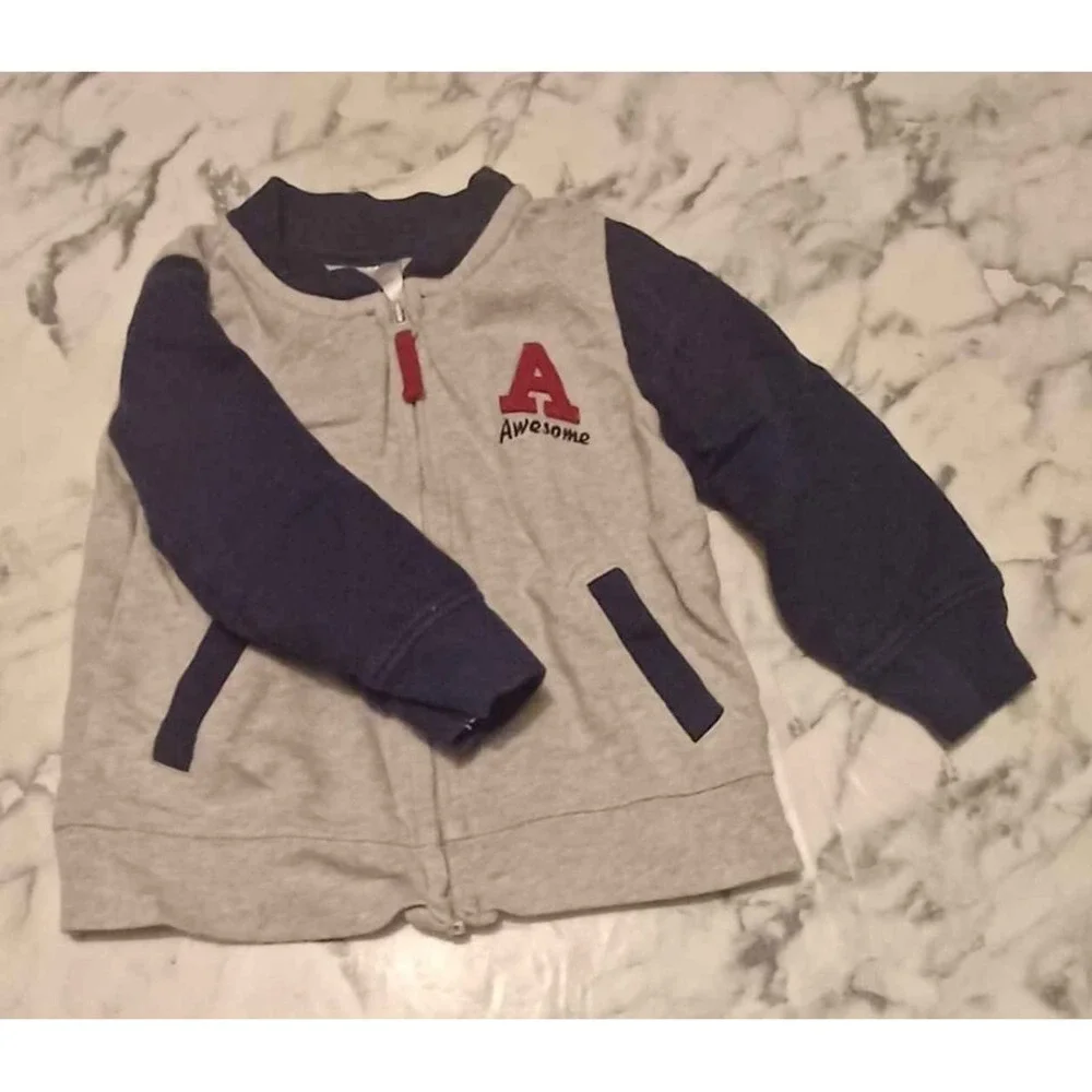 Simple Joys Light‎ Jacket 12M Unisex Gray Blue 